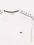 Camiseta Lacoste Masculina Cotton Jersey Logo Stripe Branca na internet