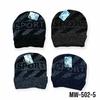 DOC. GORRO CHENILLE CON PIEL