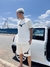 Conjunto Mizuno Big Logo - Off White