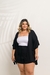 kimono em suede - Iza Store
