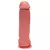 PROTESE COM ESCROTO E VENTOSA 24 X 5,6cm PRAZER & CIA - comprar online