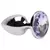 PLUG ANAL P CROMADO COM PEDRA - loja online