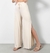 Calça Pantalona Com Fenda Lateral