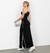 Vestido Longo Bicolor Com Fenda Lateral - Demo Yeesco