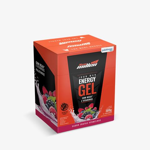 IRON MAN ENERGY GEL COM 10 SACHÊS