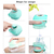 Escova de massagem seca de silicone para banho, Sauna Rub Sponge, Body Scrub, Wi