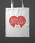 tote bag Love is not free