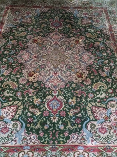 Alfombra Antigua De Lana