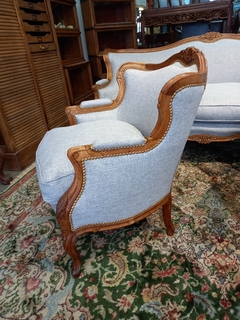 Fino Juego De Sillones Frances Luis Xv