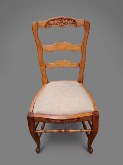 Juego De 6 Sillas Provenzal Talladas - ManyAntiques