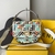 Multicolor canvas bag with FF embroidery - loja online