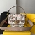 Multicolor canvas bag with FF embroidery - Joaquina Bolsas Acessórios