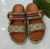 Sandália GG Plataforma Slider com Double Bege com Marrom - comprar online