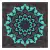 Foto pintura de diamante mandala brilla en la obscuridad glow in the dark