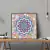 Foto pintura de diamante mandala brilla en la obscuridad glow in the dark