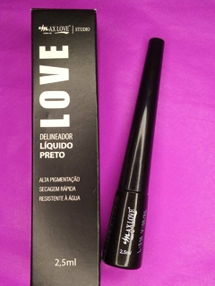 Delineador Líquido Preto - Max Love