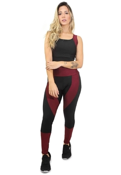 Conjunto Calça Legging e Cropped MaxDefinition | REF: LX7