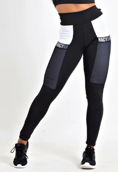 Calça Preto com Bolso e Elástico Legging Cintura Alta | REF: CLGA8