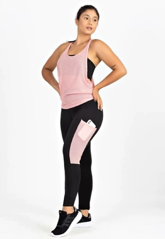 Regata Tela Dryfit Rosé Fitness Nadador | REF: FDR20 - Fit & Move