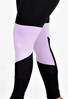 Calça Preto com Lilás Legging Metamorfose | REF: MTF2 - comprar online