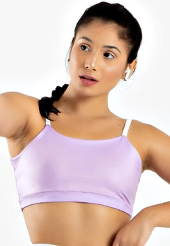 Cropped Sustentação Duplo Lilás Com Branco Metamorfose | REF: MTF7 - comprar online