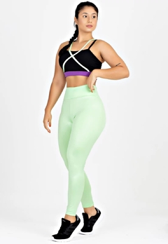 Cropped Alcinha Cruzada+ Calça Legging Verde Conjunto Metamorfose | REF: MTF14 na internet