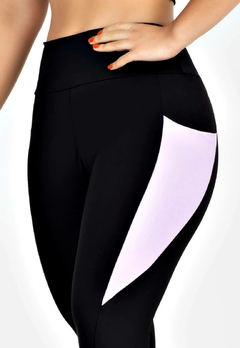 Calça Detalhe Lateral + Bolso Lilás Legging Metamorfose | REF: MTF17 - Fit & Move