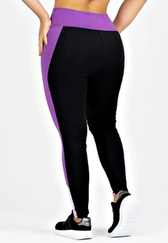 Calça Legging Metamorfose Com Detalhe Lateral em Roxo | REF: MTF20 na internet