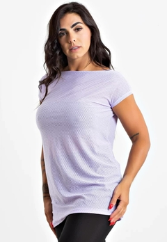 Blusa Fitness Lilás Manga Curta | REF: BLMC1 na internet