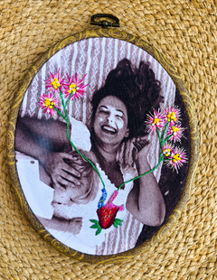 Fotografia Bordada - Camafeu - comprar online