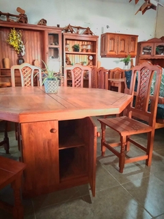 Mesa Octogonal Pata Cajón en internet