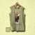 Remera sin manga Quasar estampada - MG outlet