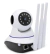 Câmera IP robô 3 antenas Wifi visão noturna Full HD 360º microfone áudio babá eletrônica na internet