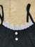 CONJUNTO BABY DOLL COLOR CANELADO - PRETO na internet