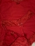 CONJUNTO BABY DOLL COLOR + CALCINHA FIO EM RENDA - VERMELHO - Intimate moda intima