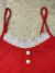 CONJUNTO BABY DOLL COLOR CANELADO - VERMELHO na internet