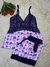 BABY DOLL BORBOLETAS - AZUL
