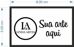 50 Adesivos Personalizados Papel Fotográfico