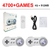 Video game com entrada HDMI com 4700 jogos na internet