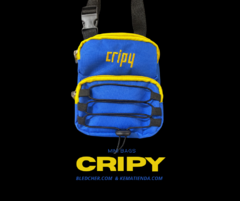 Mini Bag Azul y Oro - comprar online