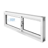 VENTILUZ CORREDIZO ALUMINIO 150X40 VIDRIO 4MM