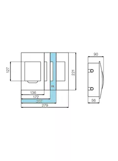 Quadro de Distribuição QDW02-8-BE, 8 Disjuntores - comprar online