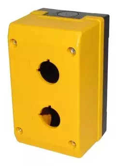 Caixa Plástica para Botão 22mm com 2 Furos TN2-B2E Metaltex