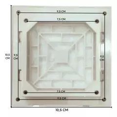 Protetor Plástico para Ventilador 80mm PV801 Metaltex - loja online
