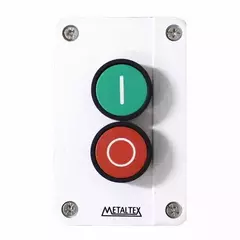 Caixa Plástica com 2 Botões Pulsadores CP2-LD Metaltex