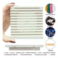 Protetor Plástico para Ventilador 80mm PV801 Metaltex na internet