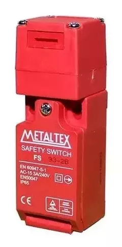 Chave Fim de Curso de Segurança 2NF FS93-2B Metaltex