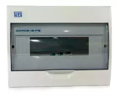 Quadro de Distribuição QDW02-12-FS, 12 disjuntores