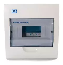 Quadro de Distribuição QDW02-8-FE, 8 Disjuntores