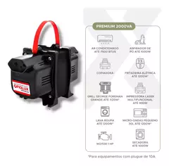 Auto Trafo 2000 VA Premium Bivolt 2P+T